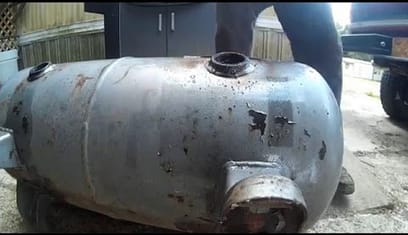 Clean Out Air Compressor Tank