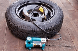 Air Compressor Fill A Car Tire